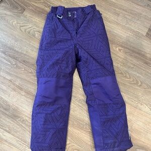 Girls 32 degrees purple snow pants size 10/12